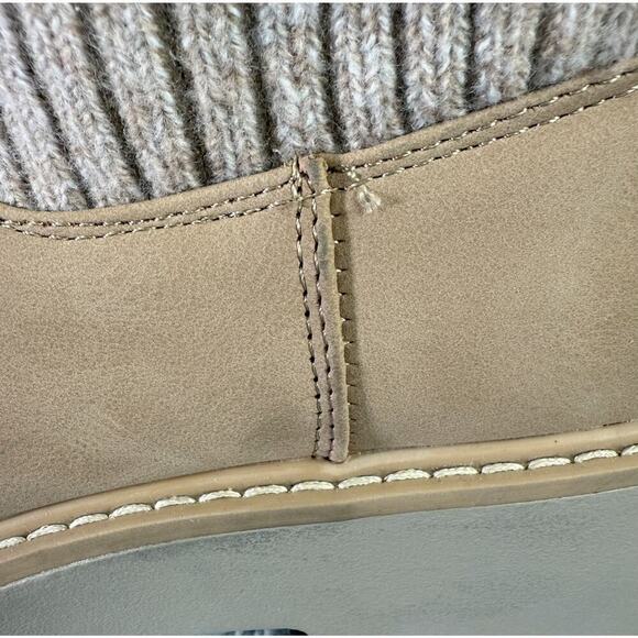 DV by Dolce Vita Vionie Sock Bootie Women’s 9M Light Tan Memory Foam Lug Sole - Picture 8 of 11